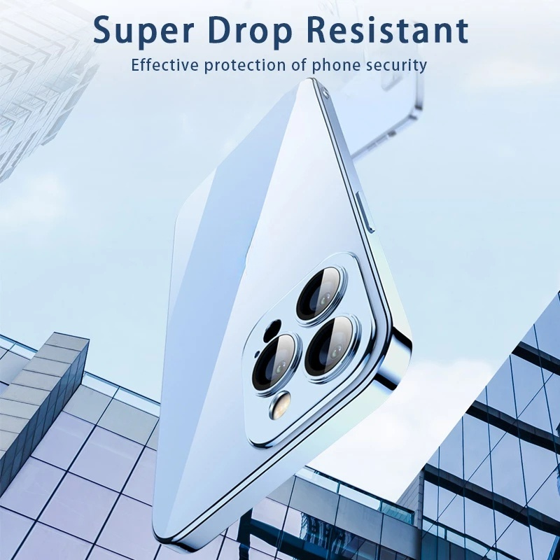 Ốp Điện Thoại Silicon Mềm Trong Suốt Chống Sốc Mạ Viền Sang Trọng Cho iPhone 14 13 12 Mini 11 Pro Max X Xs XR 7 8 Plus SE3