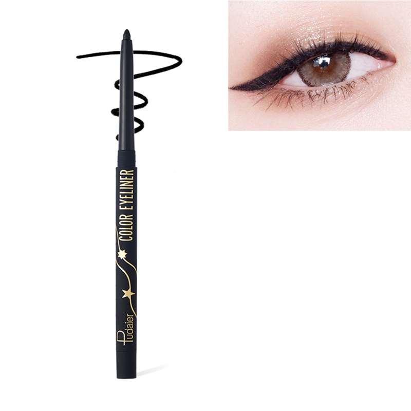 Bút Kẻ Mắt Dạng Gel Chống Nước Ngòi 6mm Mềm Mịn Lên Màu Cực Chuẩn