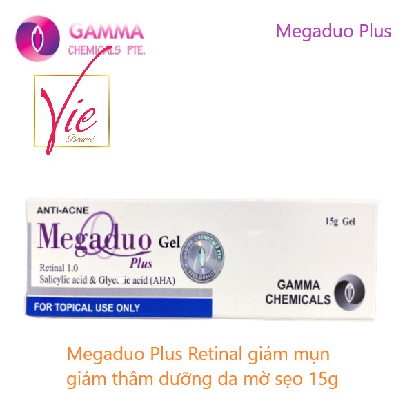 Megaduo Plus Retinal - Gel Mega Duo + giảm mụn, giảm thâm, dưỡng da, mờ sẹo 15g