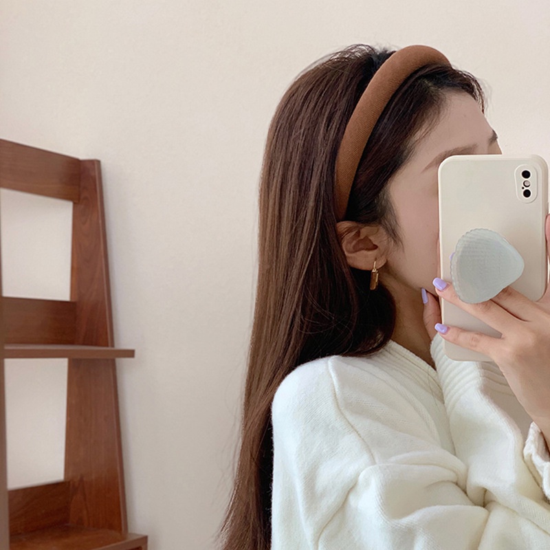 Băng Đô Cài Tóc Bản Rộng Màu Đen Phong Cách Pháp Cổ Điển Thời Trang Mùa Hè 2022