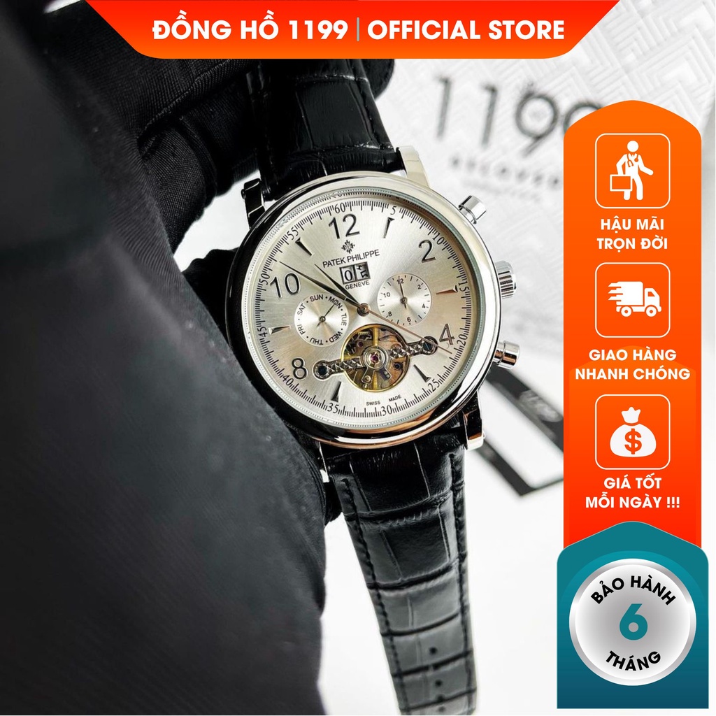 [QUÀ TẶNG]  Đồng hồ cơ - Đồng Hồ Dây Da Nam Handmade Thép Không Gỉ Chống Nước Chống Xước 7100AY - 1199 Watches | BigBuy360 - bigbuy360.vn