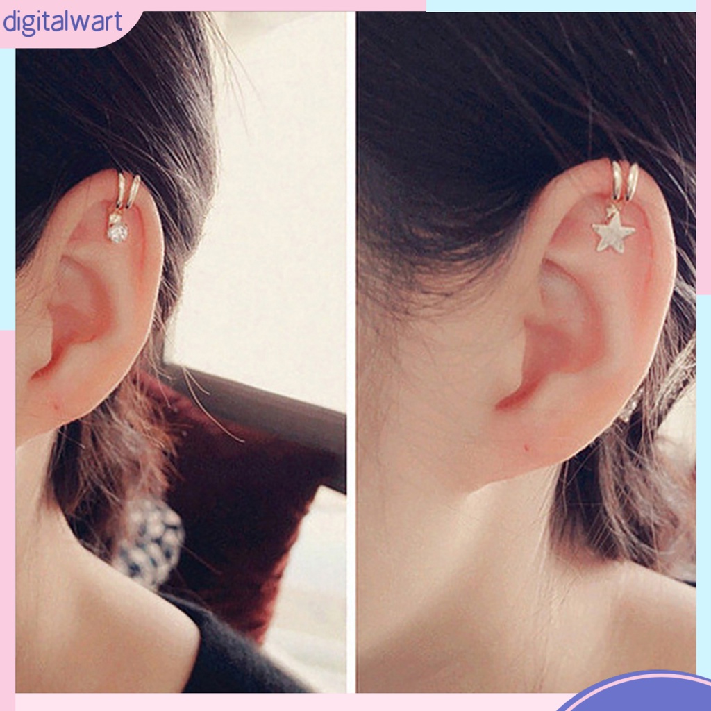 1 Khuyên Tai Nữ Trang Đính Ngọc Trai Tạo Hình Độc Đáo