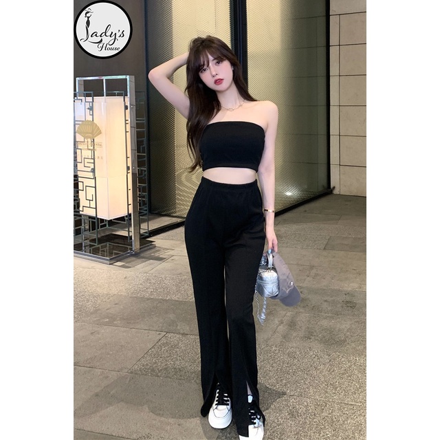 Áo Quây Ngực Không Đệm Thun Trơn Croptop Nữ Dáng Ôm Không Dây "ÁO QUÂY" | BigBuy360 - bigbuy360.vn