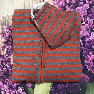 Áo chống nắng nữ vải thun kẻ
