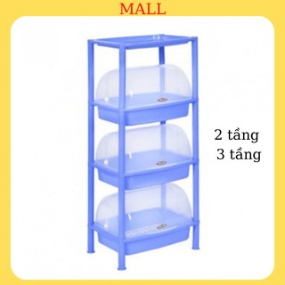 Kệ úp bát đĩa có nắp đậy , giá để bát đũa nhựa việt nhật cao cấp.