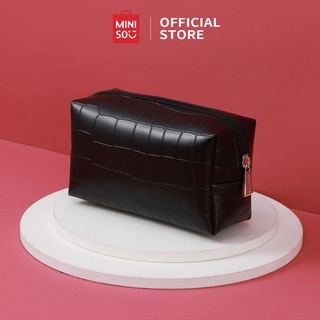 Image of MINISO  Batu Ripple Rectangular Kosmetik Tas Storage Bag Set Perlengkapan Mandi Tahan Lama Portable