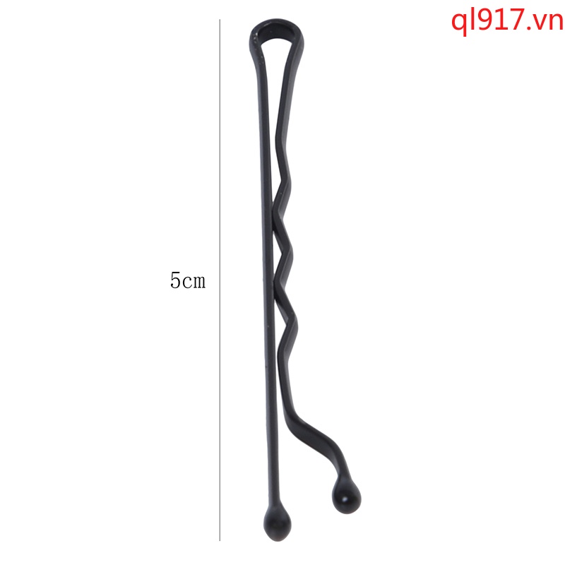 Set 100 Kẹp Tăm Màu Đen Cho Nữ