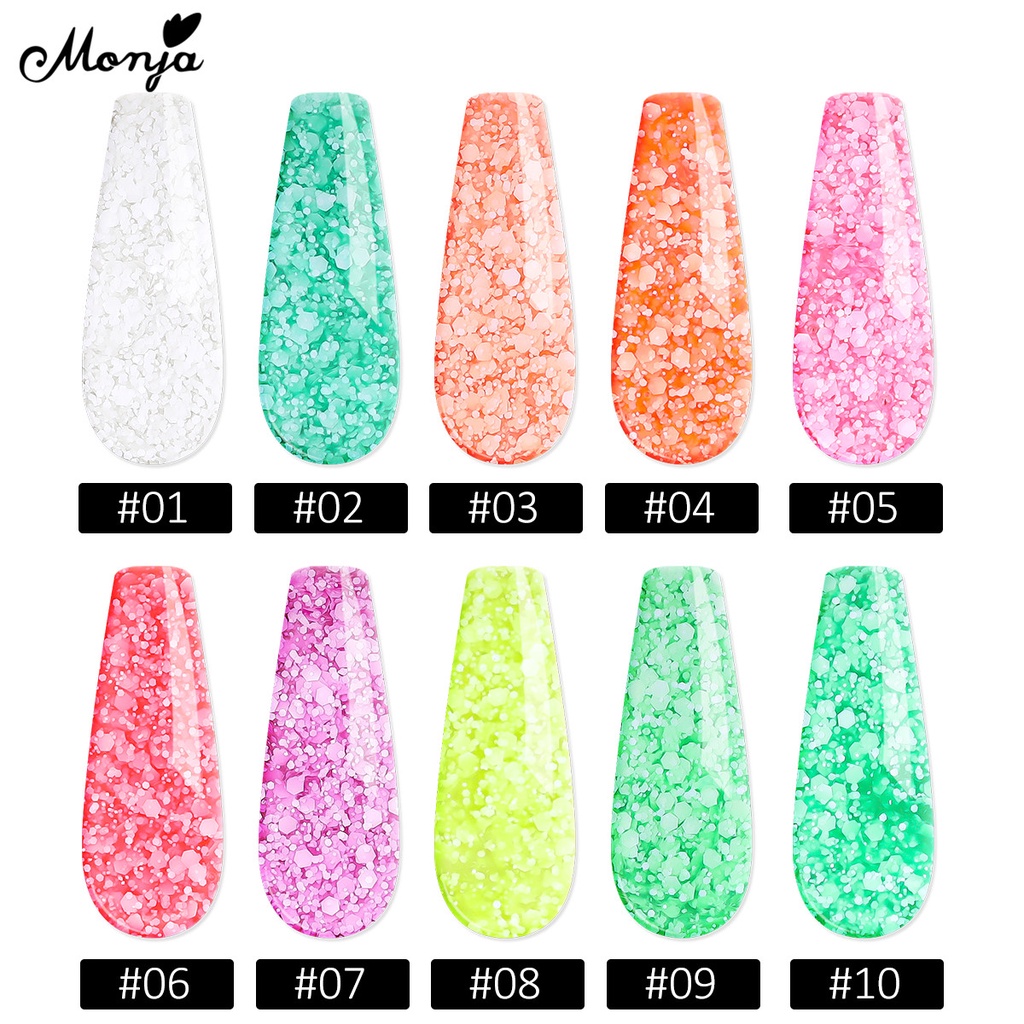 Sơn Móng Tay Gel UV Monja DIY Multi color selection