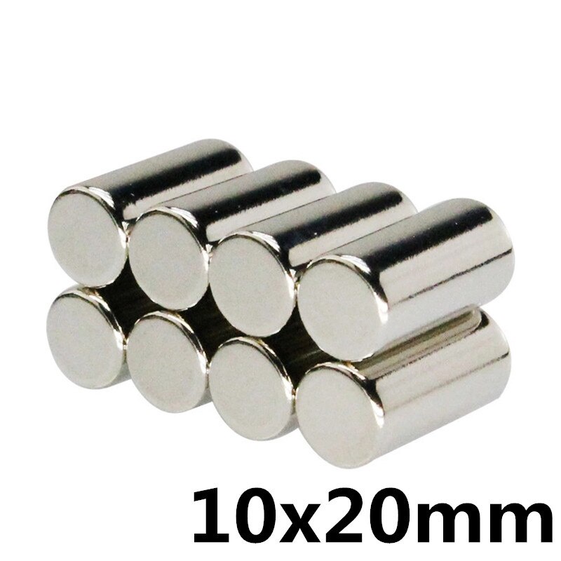 Nam châm thanh trụ tròn 10x20mm GAOMS, lực hút mạnh