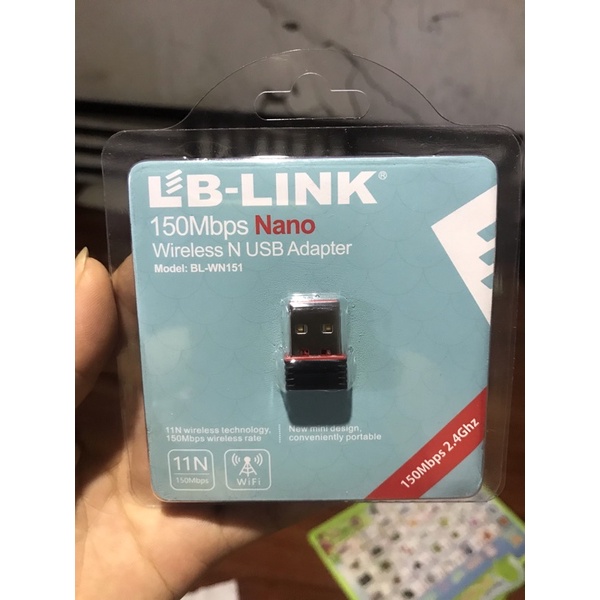 USB thu wifi LB-LINK BL-WN151 Nano Thu sóng wifi cho máy tính,laptop