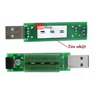 Điện trở xả pin 1A-2A cắm cổng USB