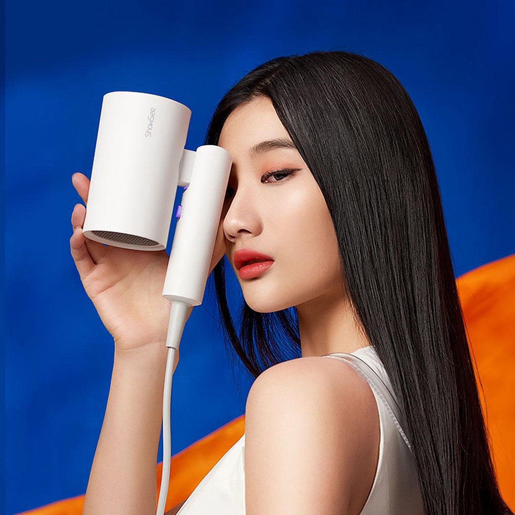 [CHÍNH HÃNG] Máy sấy tóc Xiaomi Showsee, ion âm chống khô tóc, công suất lớn 1800w, chuẩn salon MIJIAMART