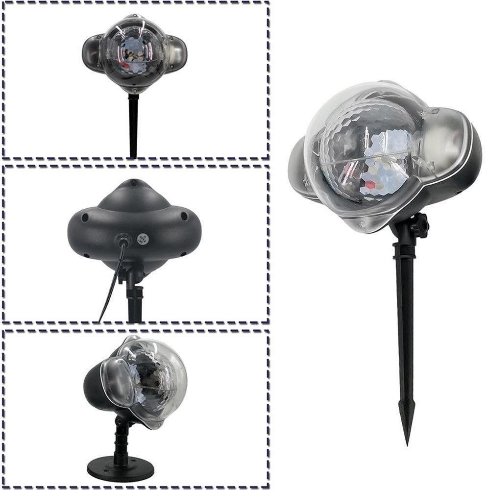 Đèn LED Chiếu Hình Tuyết Zaijie 24 Dùng Trang Trí Giáng Sinh