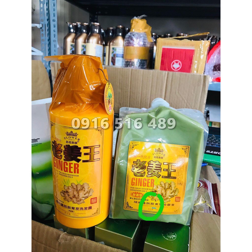 Dầu Gội Gừng Giảm Rụng Tóc, Kích Thích Mọc Tóc, Giảm Gàu, Nấm Da Đầu, Lưu Thông Khí Huyết Giảm Đau Đầu