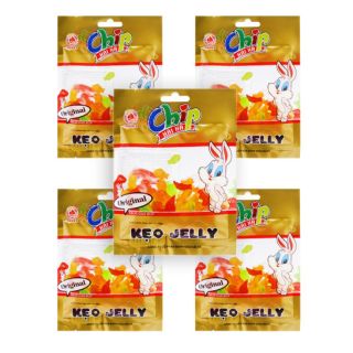 Bộ 5 gói kẹo dẻo chip chip hải hà 100gr