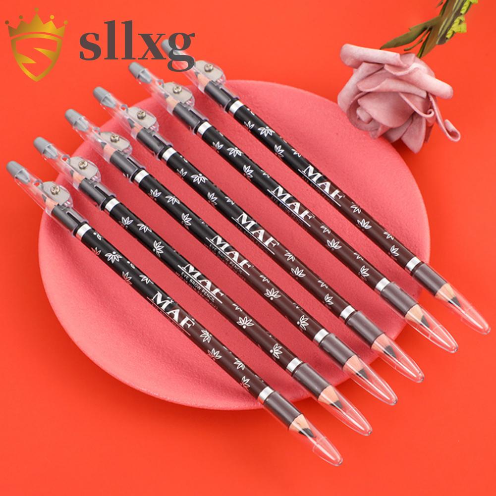 Bút kẻ lông mày 2 màu đen nâu chống thấm nước
 | BigBuy360 - bigbuy360.vn