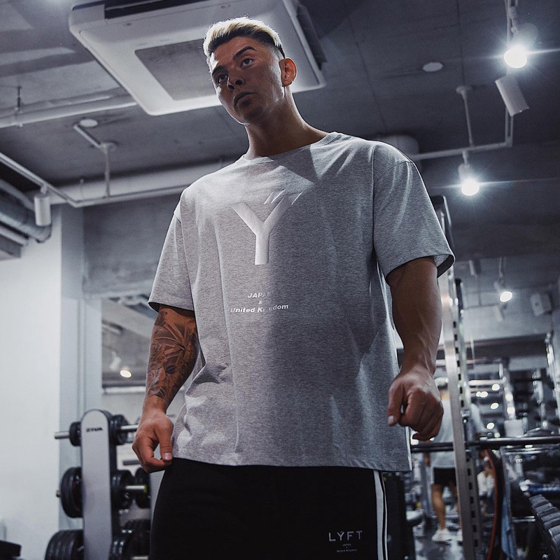 Áo Thun Cotton Thể Thao Tay Ngắn Plus Size M-3Xl Cho Nam