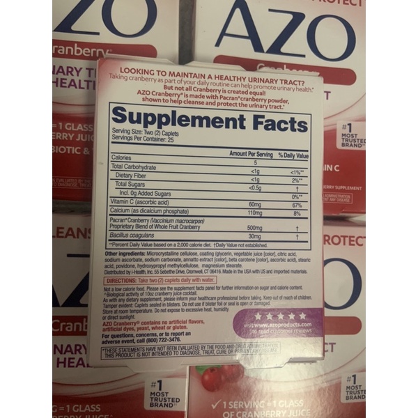 Viên uống hỗ trợ chống viêm cho phụ nữ Azo Yeast Plus
