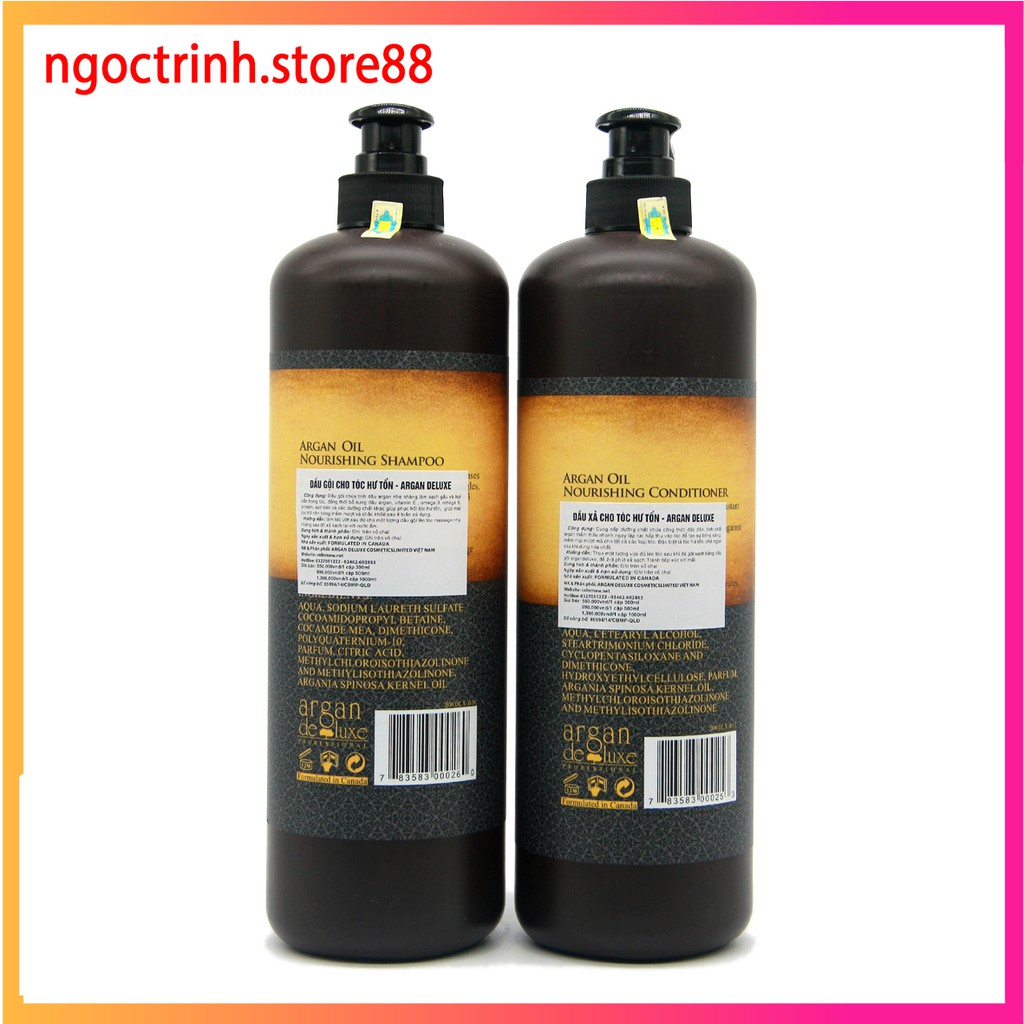 Dầu gội tái sinh phục hồi tóc hư tổn kiềm dầu sạch gàu, mềm mượt cặp gội xả AGAN DELUXE OILxả chính hãng 500ml - 1000ml | BigBuy360 - bigbuy360.vn