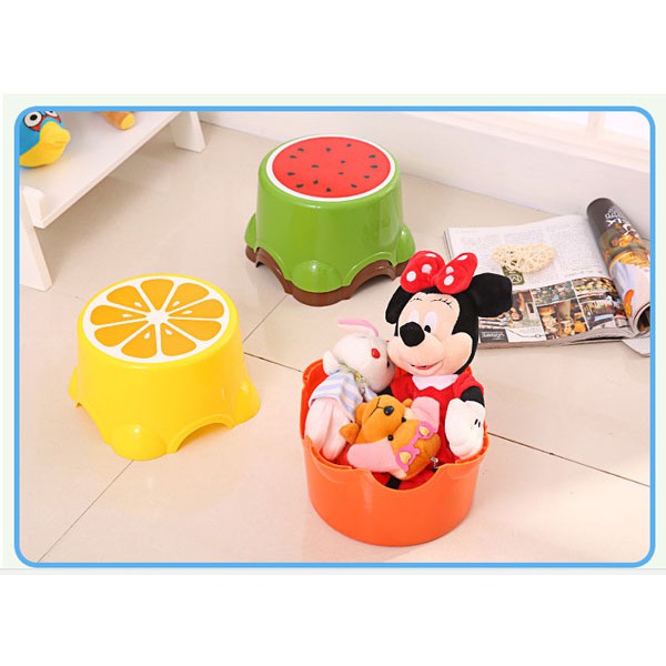 Ghế ngồi in hình hoa quả cực cute