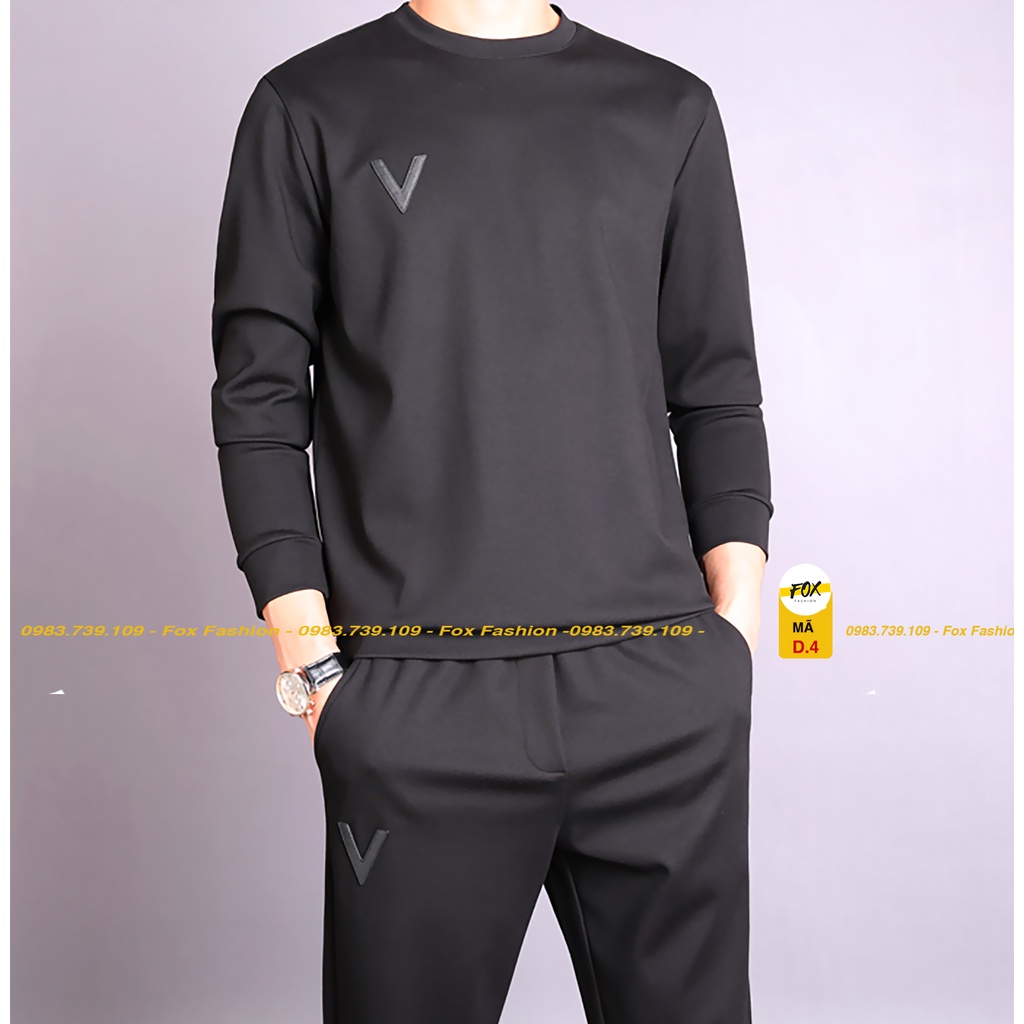 Bộ thể thao thu đông nam [45-115kg] | Quần áo nỉ nam bộ đông phong cách hàn quốc | Bộ quần áo nam thu đông hàng loại 1