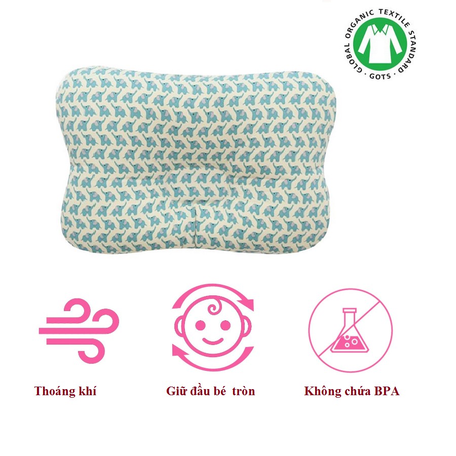 Gối Organic Cotton Hữu Cơ Thoáng Khí AOBERS