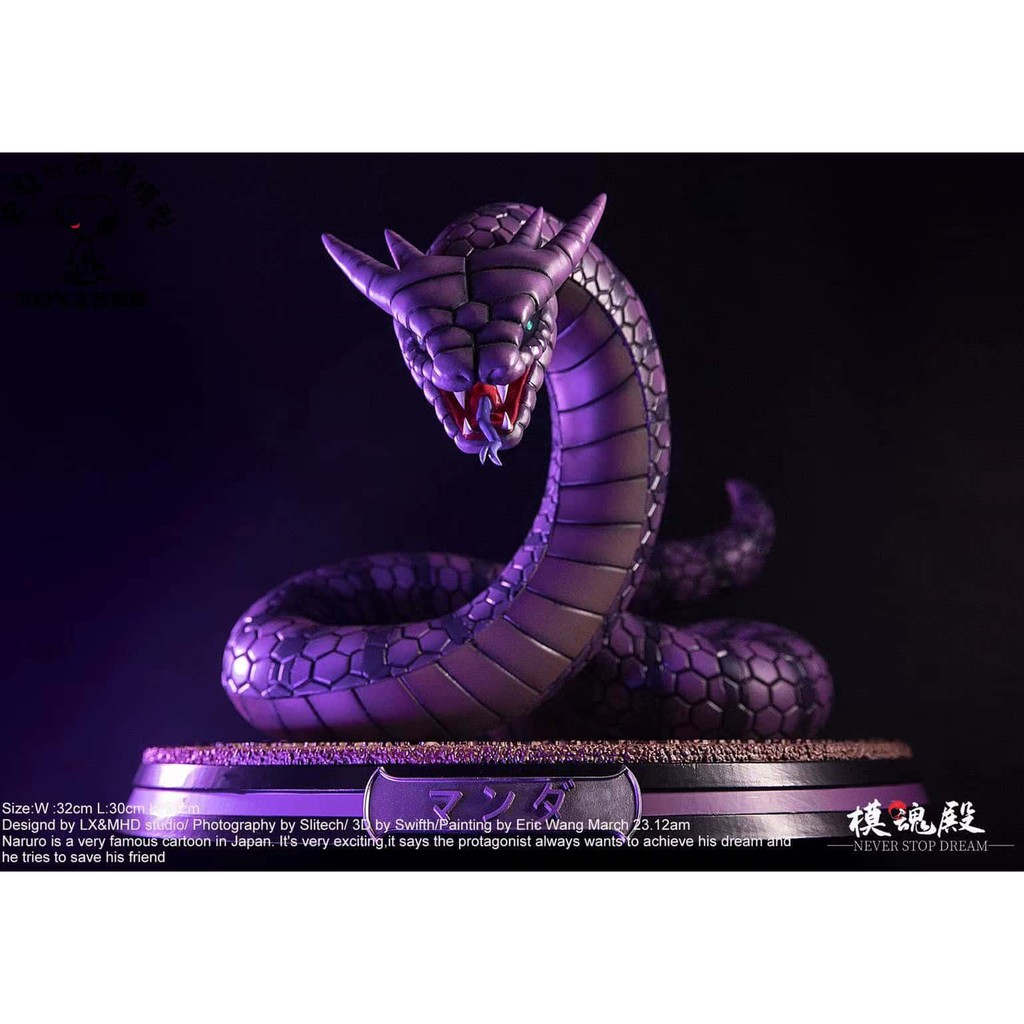Mô hình Resin Naruto chính hãng - Rắn Manda - MHD Studio