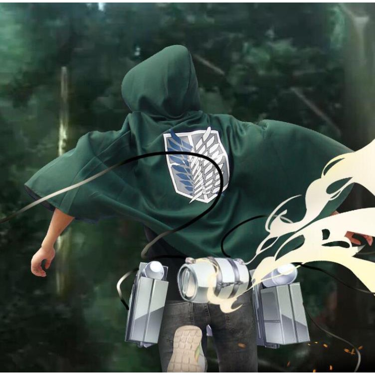 (BÁN CHẠY) NEW Áo choàng cosplay đội trinh sát - anime Attack on Titan  - chất đẹp