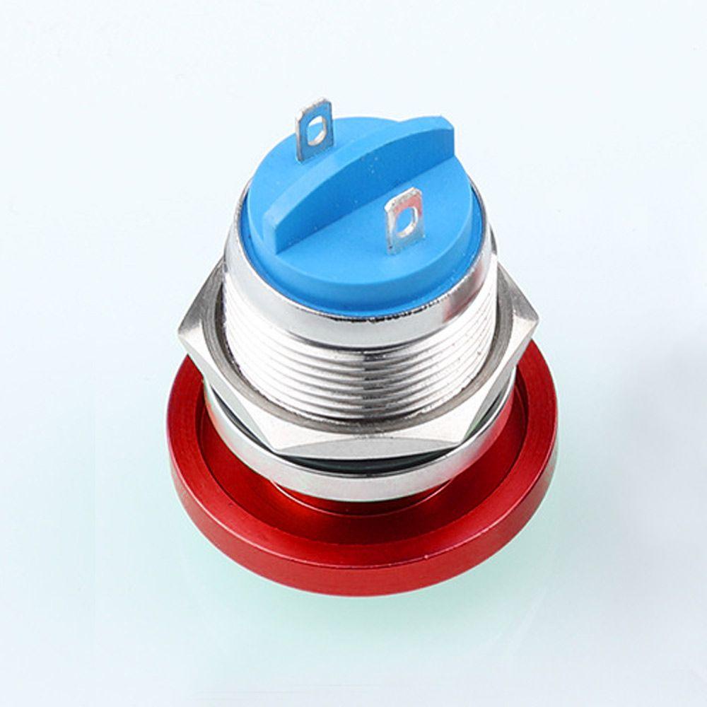 PISTA Set 2 Công Tắc Nhấn Bằng Kim Loại Màu Đỏ Siêu Bền