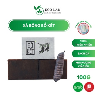 Xà bông Sinh Dược bồ kết, xà phòng tắm gội dưỡng da thiên nhiên 100gr - ECOLAB