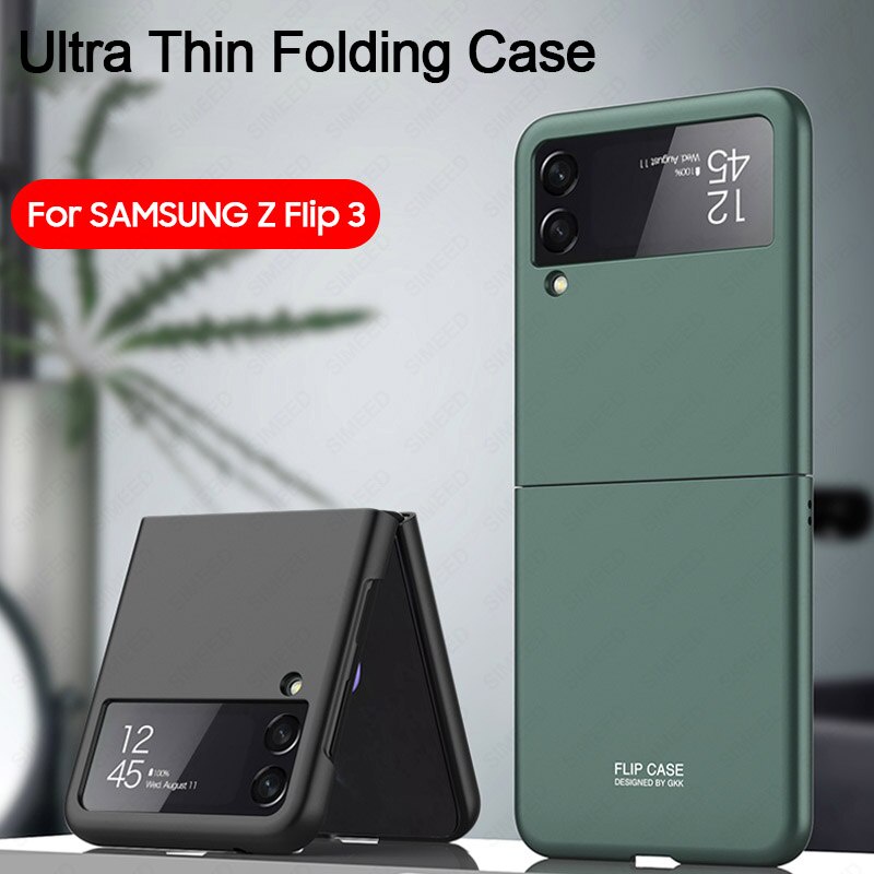 Ốp Điện Thoại Nhựa Pc Cứng Siêu Mỏng Mặt Nhám Cho Samsung Galaxy Z Flip 3 5g