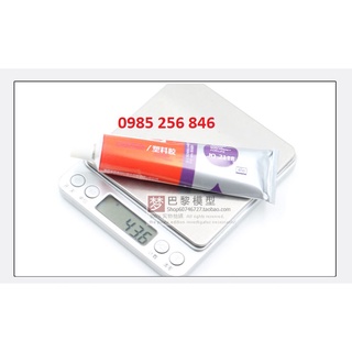 Keo trong suốt dán xốp epp, kt, epo tuýp 40g dùng cho cánh bằng