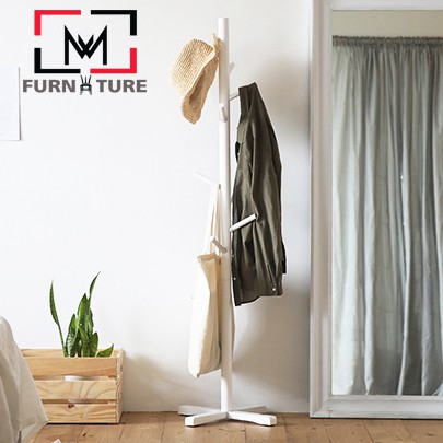 Cây treo quần áo xuất khẩu hàn quốc màu trắng thương hiệu MW FURNITURE