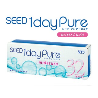 [Mã HEALTH50KBAU giảm 10% đơn 500k] Kính áp tròng SEED Nhật Bản 1 ngày không màu [độ cận từ 0,50 -> 12,00]