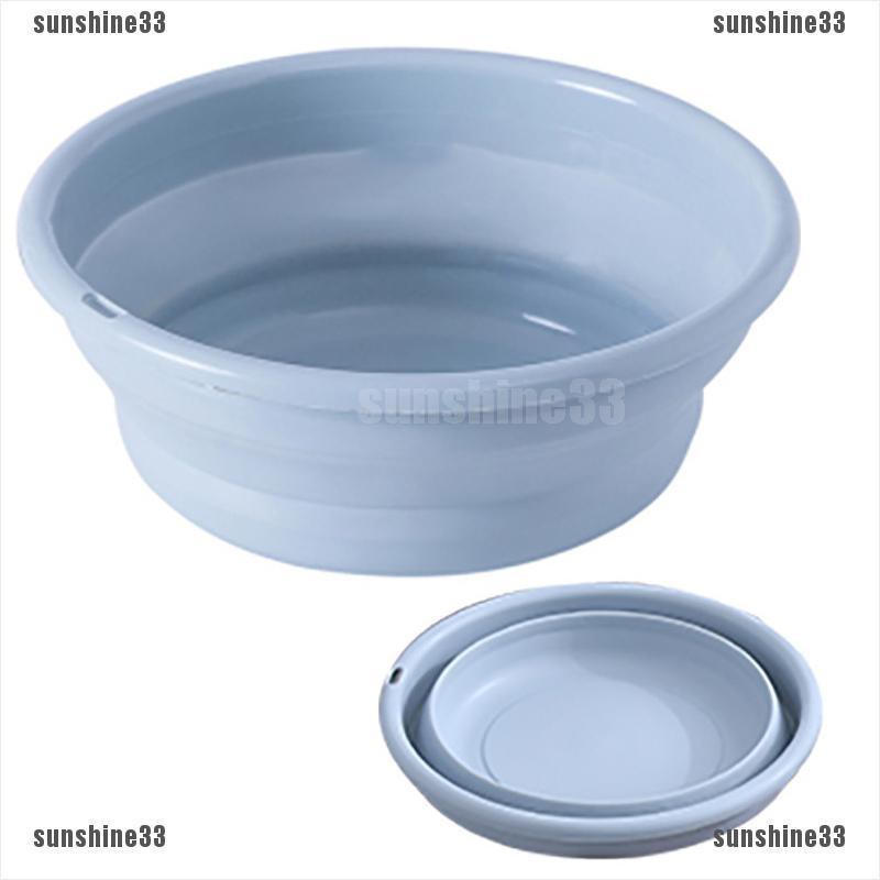 Chậu Rửa Chân Bằng Silicone Có Thể Xếp Gọn Tiện Dụng Khi Đi Cắm Trại