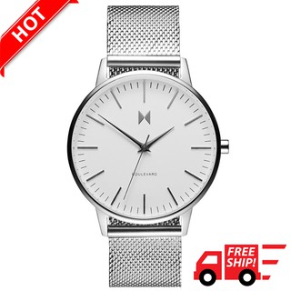 Đồng hồ nam boulevaro01 : dây lụa kl - mặt trắng