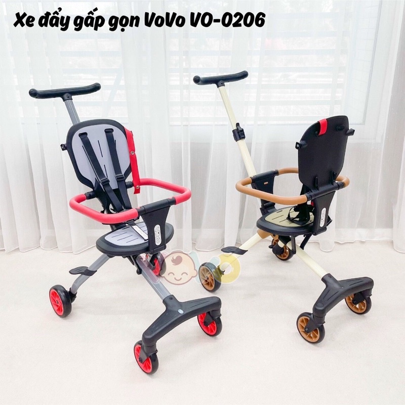 Xe đẩy gấp gọn du lịch Vovo Vo 0206 cao cấp cho bé