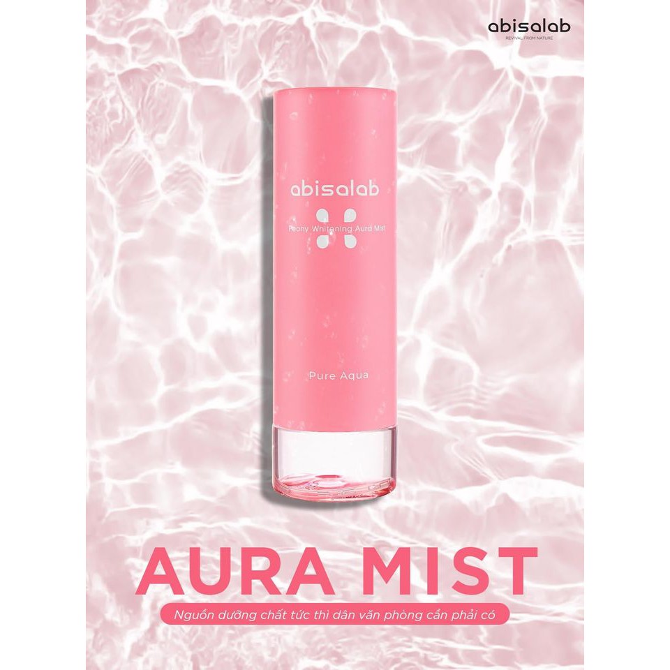 Thanh xịt dưỡng tế bào gốc AURA_Mist CẤP NƯỚC - CĂNG BÓNG - SE KHÍT LỖ CHÂN LÔNG (KHÔNG HIỆU QUẢ HOÀN TIỀN)