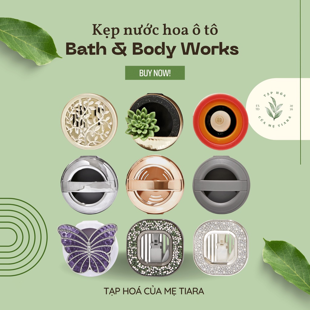 Kẹp nước hoa ô tô Bath and Body Works