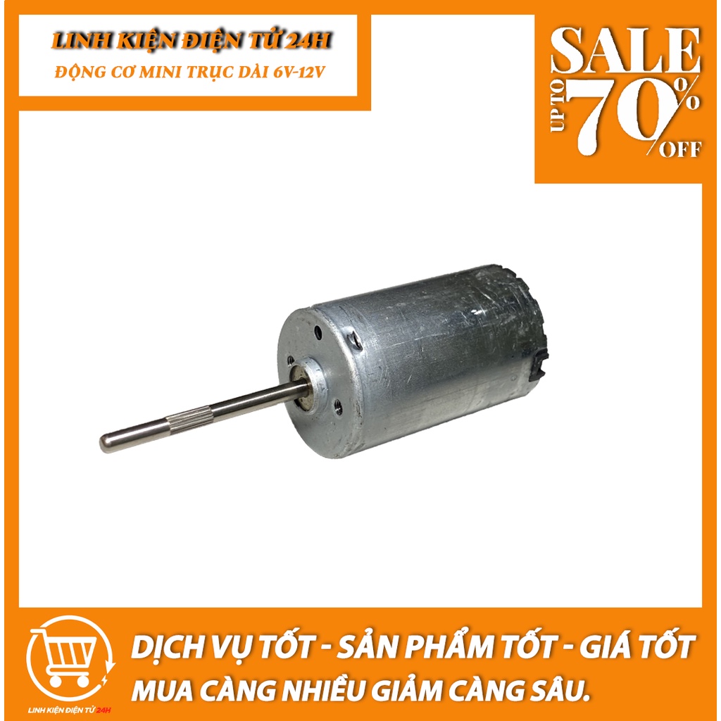 Động cơ motor mini DC 360 6V - LK0031 2 loại
