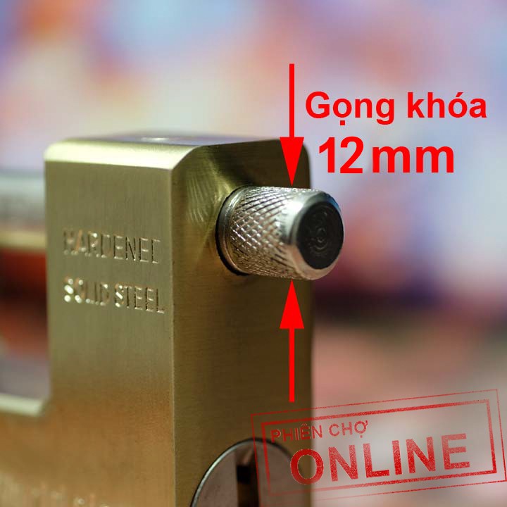 Ổ KHÓA CHỐT NGANG CHỐNG CẮT - SIÊU BỀN - GOLD