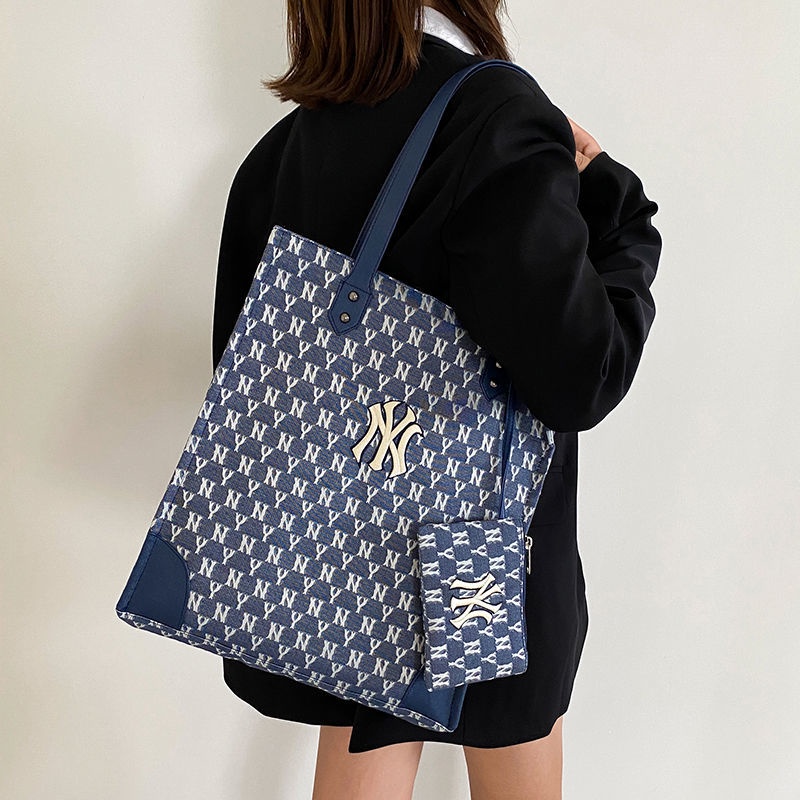 Túi Tote Đeo Vai Chất Liệu Denim Thời Trang Cho Nữ