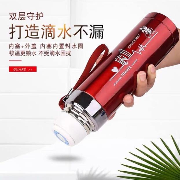 Bình giữ nhiệt cao cấp 800ml - Bình nước giữ nhiệt tiện lợi lõi inox 304 không gỉ, giữ nước ấm hiệu quả