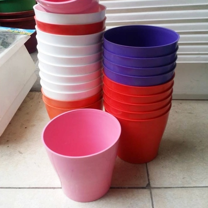 10 chậu 14.5 x 13 cm nhiều màu