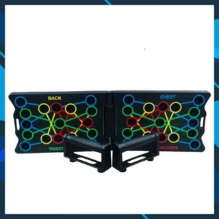 Bộ bàn tập chống đẩy tập gym tại nhà giúp ngực tay vai lưng to khoẻ - Dụng cụ tập hít đất đa năng parallettes 12 trong 1