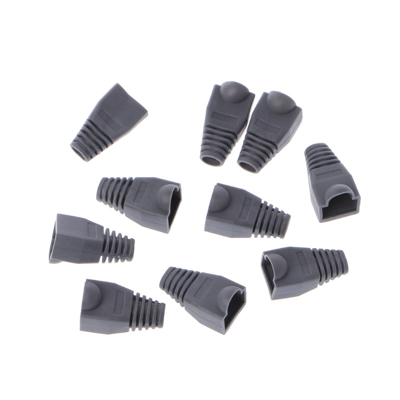Set 100 Đầu Nối Dây Cáp Mạng CAT5E CAT6 RJ45 Chuyên Dụng Chất Lượng Cao