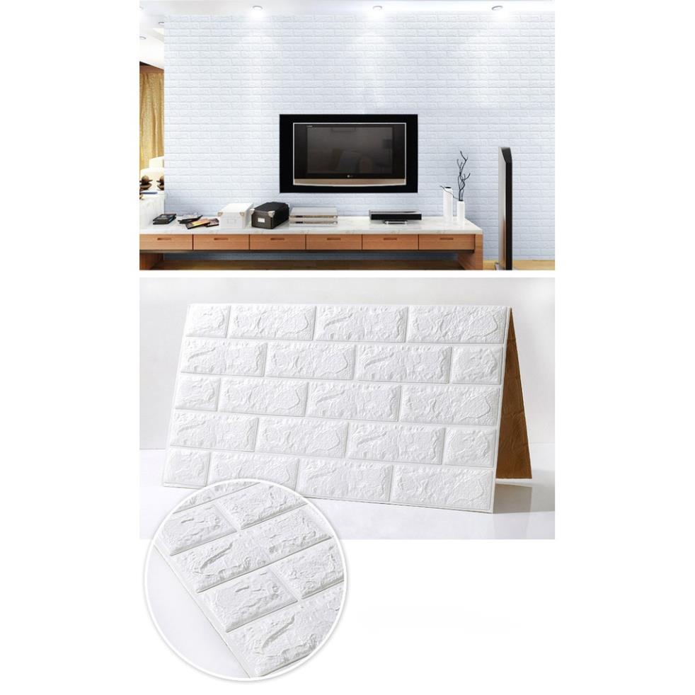 Xốp dán tường giả gạch 3D loại dày 4mm