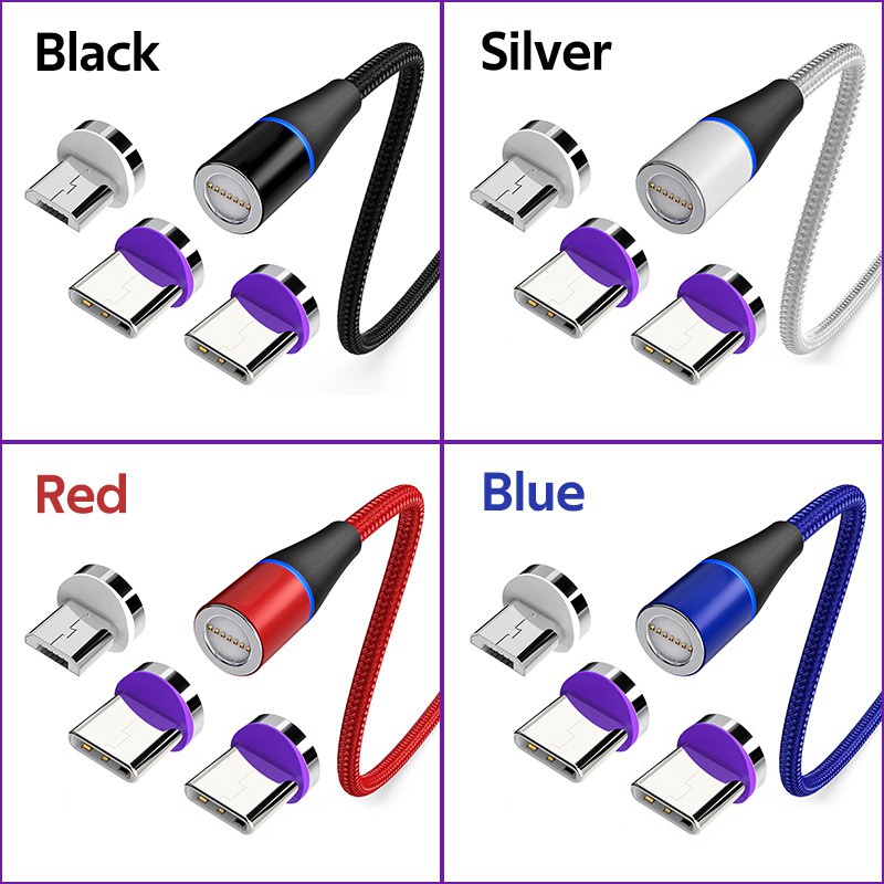 Cáp sạc từ tính TBTIC 5A Micro USB Type C cho