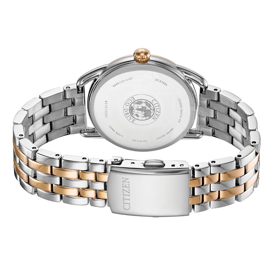 Đồng Hồ Nữ Citizen Dây Thép Không Gỉ FE6086-74A - Mặt Trắng