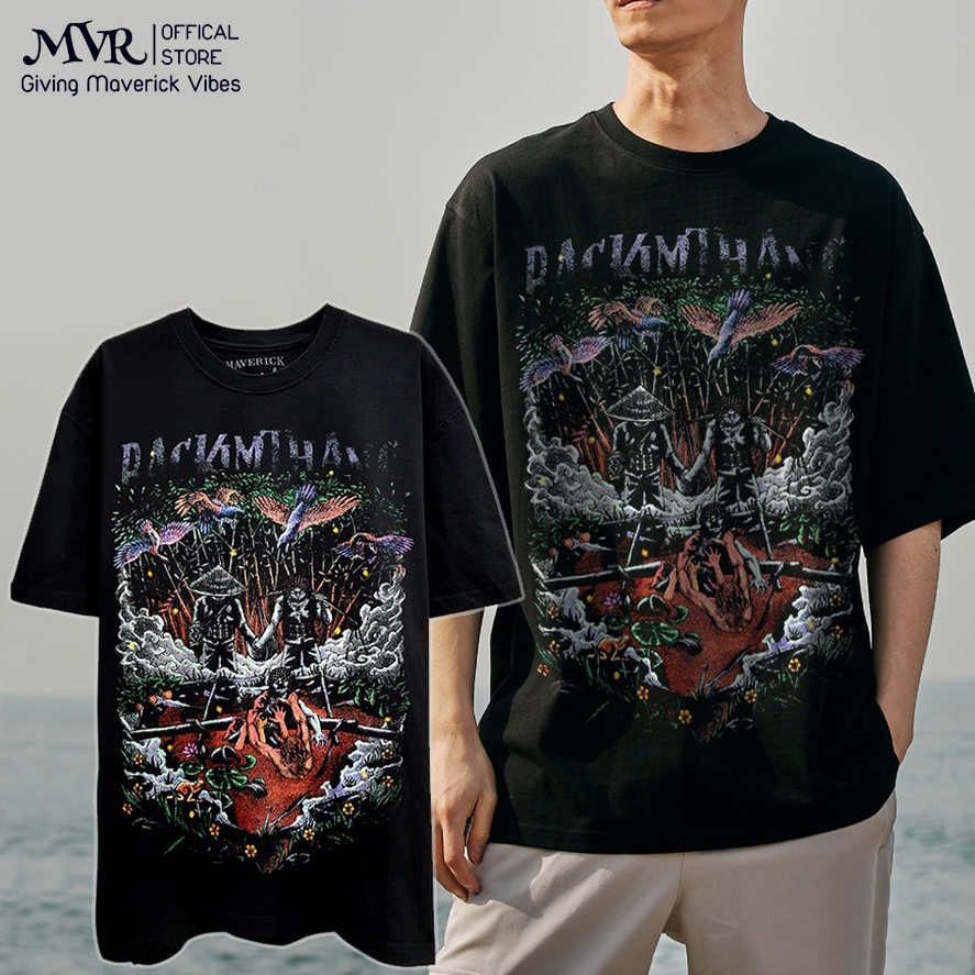 Cao Cấp Áo Thun In Hình Bắc Kim Thang Vải Cotton Có BigSize Local Brand MVR Xuất Mỹ Phong Cách Hiphop Rap Undergroun